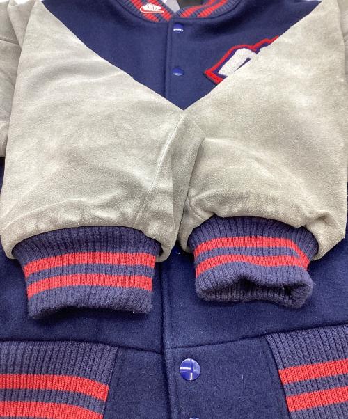 NIKE（ナイキ）NIKE (ナイキ) スタジャン ネイビー×グレー サイズ:Mの古着・服飾アイテム