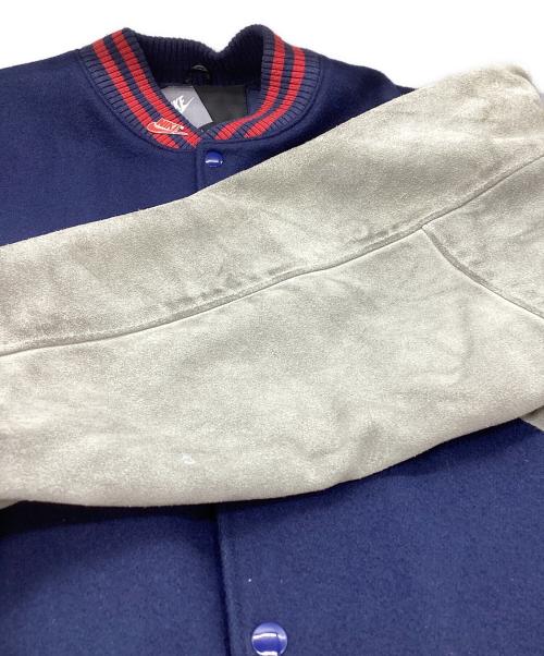 NIKE（ナイキ）NIKE (ナイキ) スタジャン ネイビー×グレー サイズ:Mの古着・服飾アイテム