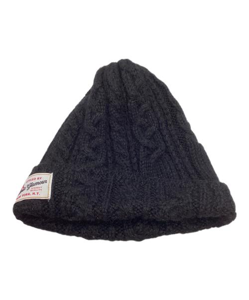 Hysteric Glamour（ヒステリックグラマー）Hysteric Glamour (ヒステリックグラマー) WARREN SCOTT (ウォーレンスコット) ニットキャップ ブラックの古着・服飾アイテム