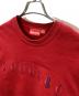 Supreme (シュプリーム) クルーネックスウェット レッド サイズ:M：13000円