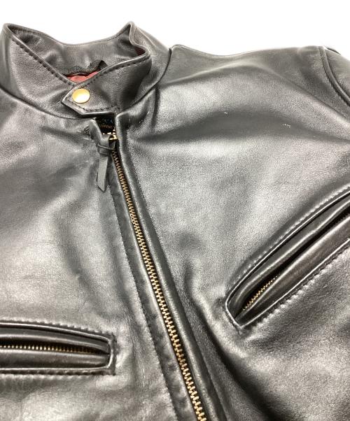 Schott（ショット）Schott (ショット) レザージャケット ブラック サイズ:36の古着・服飾アイテム