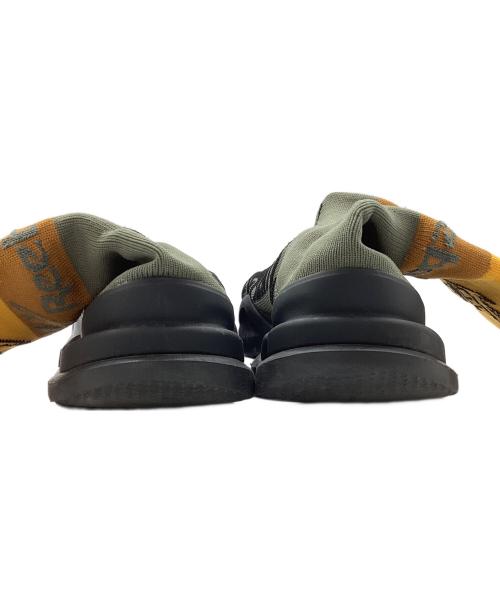 VETEMENTS（ヴェトモン）VETEMENTS (ヴェトモン) REEBOK (リーボック) SOCK RUNNER イエロー×カーキ サイズ:28の古着・服飾アイテム