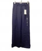 amiアミ）の古着「ワイドレッグカーゴパンツ」｜ネイビー