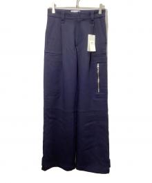 ami（アミ）の古着「ワイドレッグカーゴパンツ」｜ネイビー