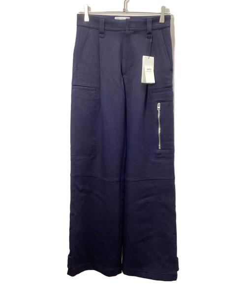 ami（アミ）ami (アミ) ワイドレッグカーゴパンツ ネイビー サイズ:XXS 未使用品の古着・服飾アイテム
