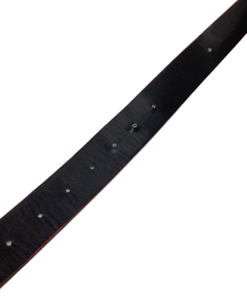 A BATHING APE（ア ベイシング エイプ）A BATHING APE (ア ベイシング エイプ) ロゴバックルレザーベルト レッド サイズ:Mの古着・服飾アイテム