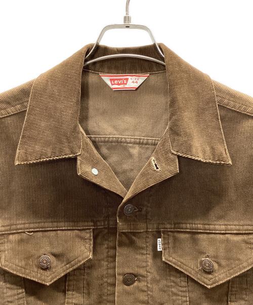 LEVI'S（リーバイス）LEVI'S (リーバイス) コーデュロイジャケット ブラウン サイズ:44の古着・服飾アイテム