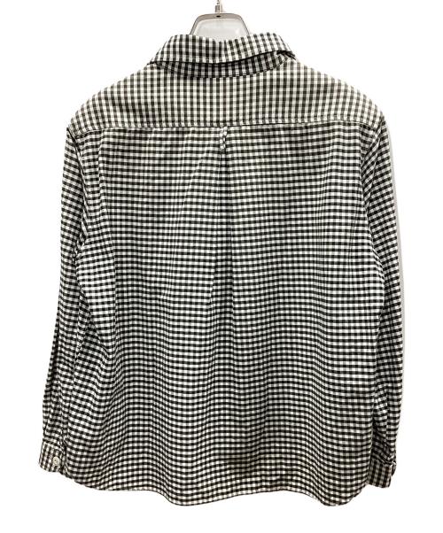 DANTON（ダントン）DANTON (ダントン) 長袖シャツ ブラック×ホワイト サイズ:36の古着・服飾アイテム