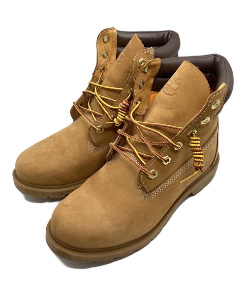 Timberland（ティンバーランド）Timberland (ティンバーランド) Linden Woods 6-Inch Waterproof Boot（リンデン ウッド 6インチ レースアップ ウォータープルーフ ブーツ） ブラウン×ベージュ サイズ:24の古着・服飾アイテム