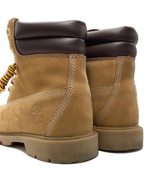 Timberland（ティンバーランド）Timberland (ティンバーランド) Linden Woods 6-Inch Waterproof Boot（リンデン ウッド 6インチ レースアップ ウォータープルーフ ブーツ） ブラウン×ベージュ サイズ:24の古着・服飾アイテム