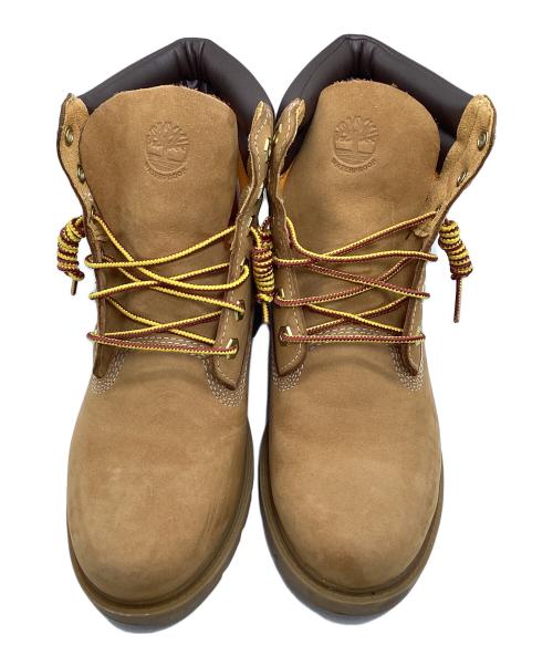 Timberland（ティンバーランド）Timberland (ティンバーランド) Linden Woods 6-Inch Waterproof Boot（リンデン ウッド 6インチ レースアップ ウォータープルーフ ブーツ） ブラウン×ベージュ サイズ:24の古着・服飾アイテム