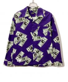 Schott（ショット）の古着「LS NEL SHIRT $110 PATTENED／$110パターン ネルシャツ」｜パープル