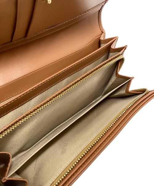 PRIMA CLASSE（プリマクラッセ）PRIMA CLASSE (プリマクラッセ) PRIMA CLASSE　W026 6000　長財布　ブラウン系　世界地図柄の古着・服飾アイテム