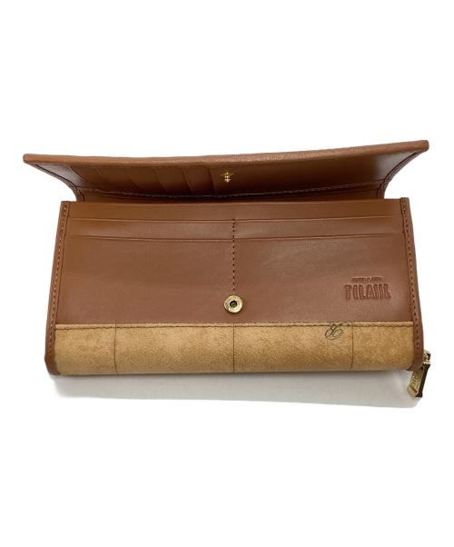 PRIMA CLASSE（プリマクラッセ）PRIMA CLASSE (プリマクラッセ) PRIMA CLASSE　W026 6000　長財布　ブラウン系　世界地図柄の古着・服飾アイテム
