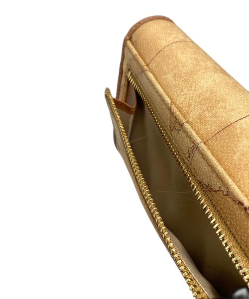 PRIMA CLASSE（プリマクラッセ）PRIMA CLASSE (プリマクラッセ) PRIMA CLASSE　W026 6000　長財布　ブラウン系　世界地図柄の古着・服飾アイテム