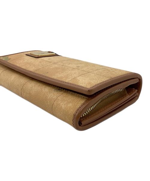 PRIMA CLASSE（プリマクラッセ）PRIMA CLASSE (プリマクラッセ) PRIMA CLASSE　W026 6000　長財布　ブラウン系　世界地図柄の古着・服飾アイテム