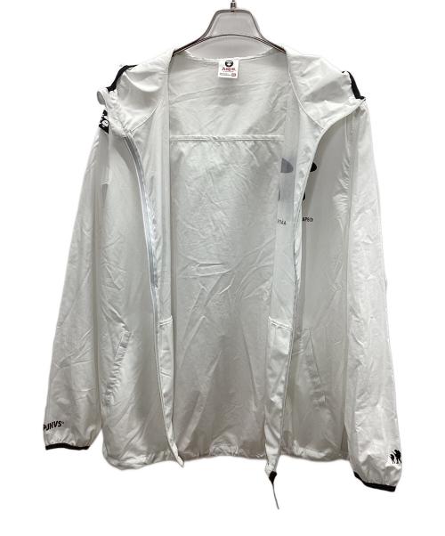 Aape BY A BATHING APE（エーエイプ バイ アベイシングエイプ）Aape BY A BATHING APE (エーエイプ バイ アベイシングエイプ) ナイロンジャケット ホワイト サイズ:XXLの古着・服飾アイテム
