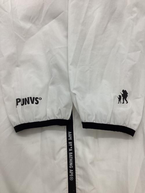 Aape BY A BATHING APE（エーエイプ バイ アベイシングエイプ）Aape BY A BATHING APE (エーエイプ バイ アベイシングエイプ) ナイロンジャケット ホワイト サイズ:XXLの古着・服飾アイテム