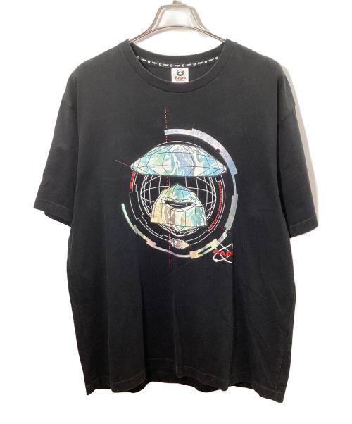 Aape BY A BATHING APE（エーエイプ バイ アベイシングエイプ）Aape BY A BATHING APE (エーエイプ バイ アベイシングエイプ) 半袖カットソー ブラック サイズ:XXLの古着・服飾アイテム