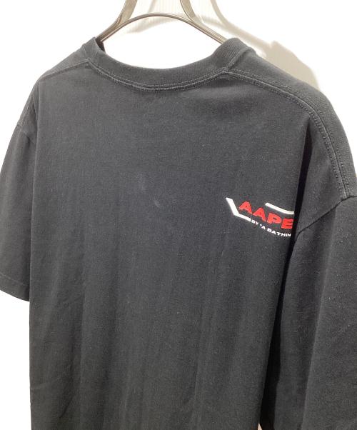 Aape BY A BATHING APE（エーエイプ バイ アベイシングエイプ）Aape BY A BATHING APE (エーエイプ バイ アベイシングエイプ) 半袖カットソー ブラック サイズ:XXLの古着・服飾アイテム