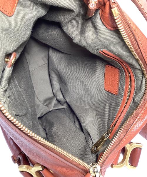 Chloe（クロエ）Chloe (クロエ) MARCIEバッグ オレンジの古着・服飾アイテム