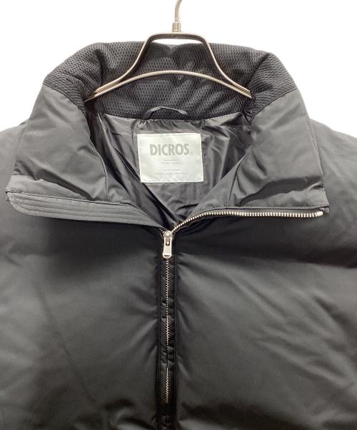 DICROS（ディクロス）DICROS (ディクロス) DICROS スタンド ダウン ブルゾン ブラック サイズ:Lの古着・服飾アイテム