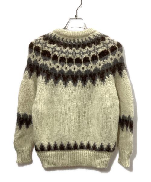 BATONER（バトナ―）BATONER (バトナ―) ルディックモヘアクルーネックプルオーバー ホワイト サイズ:1の古着・服飾アイテム