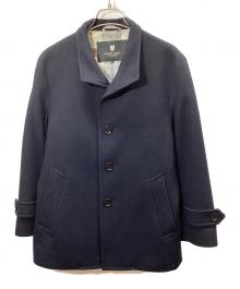 BLACK LABEL CRESTBRIDGE（ブラックレーベル クレストブリッジ）の古着「スタンドカラーコート」｜ネイビー