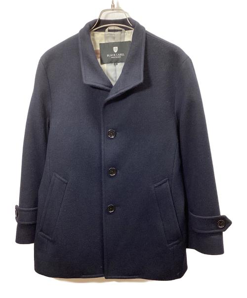 BLACK LABEL CRESTBRIDGE（ブラックレーベル クレストブリッジ）BLACK LABEL CRESTBRIDGE (ブラックレーベル クレストブリッジ) スタンドカラーコート ネイビー サイズ:Sの古着・服飾アイテム
