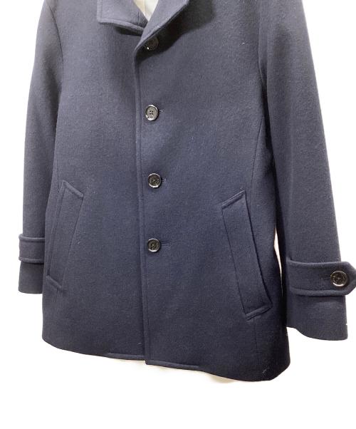 BLACK LABEL CRESTBRIDGE（ブラックレーベル クレストブリッジ）BLACK LABEL CRESTBRIDGE (ブラックレーベル クレストブリッジ) スタンドカラーコート ネイビー サイズ:Sの古着・服飾アイテム