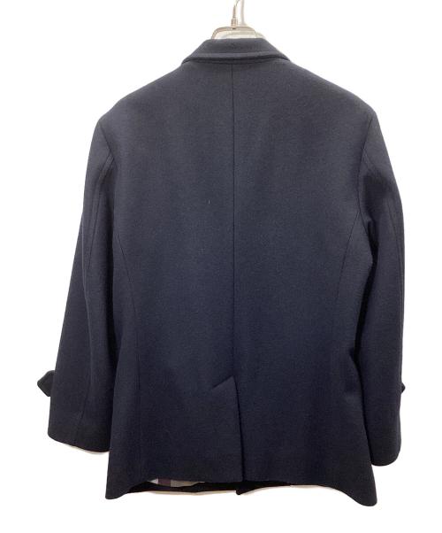 BLACK LABEL CRESTBRIDGE（ブラックレーベル クレストブリッジ）BLACK LABEL CRESTBRIDGE (ブラックレーベル クレストブリッジ) スタンドカラーコート ネイビー サイズ:Sの古着・服飾アイテム