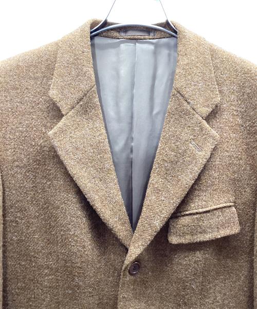 PAUL SMITH（ポールスミス）PAUL SMITH (ポールスミス) Harris Tweed (ハリスツイード) テーラードジャケット ブラウン サイズ:Lの古着・服飾アイテム
