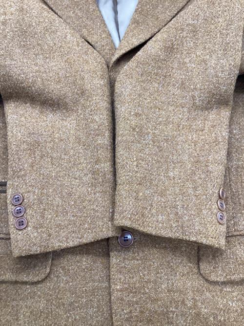 PAUL SMITH（ポールスミス）PAUL SMITH (ポールスミス) Harris Tweed (ハリスツイード) テーラードジャケット ブラウン サイズ:Lの古着・服飾アイテム
