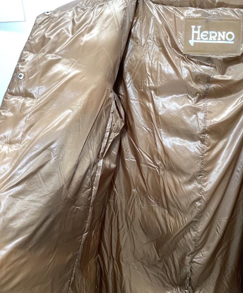HERNO（ヘルノ）HERNO (ヘルノ) ダウンジャケット ブラウン サイズ:44の古着・服飾アイテム