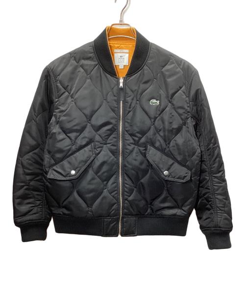 LACOSTE LIVE（ラコステライブ）LACOSTE LIVE (ラコステライブ) 『LACOSTE L!VE』キルティングMA-1 ブラック サイズ:Mの古着・服飾アイテム