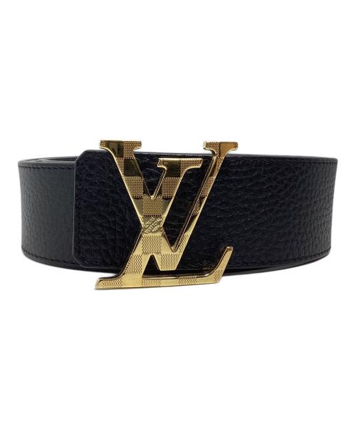 LOUIS VUITTON（ルイ ヴィトン）LOUIS VUITTON (ルイ ヴィトン) サンチュール LV ダミエ ゴールド×ブラックの古着・服飾アイテム