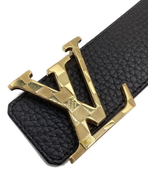 LOUIS VUITTON（ルイ ヴィトン）LOUIS VUITTON (ルイ ヴィトン) サンチュール LV ダミエ ゴールド×ブラックの古着・服飾アイテム
