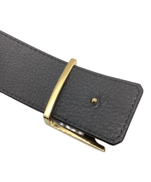 LOUIS VUITTON（ルイ ヴィトン）LOUIS VUITTON (ルイ ヴィトン) サンチュール LV ダミエ ゴールド×ブラックの古着・服飾アイテム