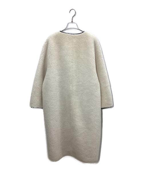 AKTE（アクテ）AKTE (アクテ) ロングボアコート アイボリー サイズ:Fの古着・服飾アイテム