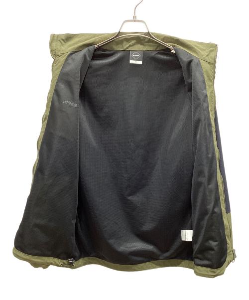 F.C.Real Bristol（エフシーレアルブリストル）F.C.Real Bristol (エフシーレアルブリストル) F.C.R.B. PATCH WORK STAND COLLAR BLOUSON カーキ サイズ:Sの古着・服飾アイテム