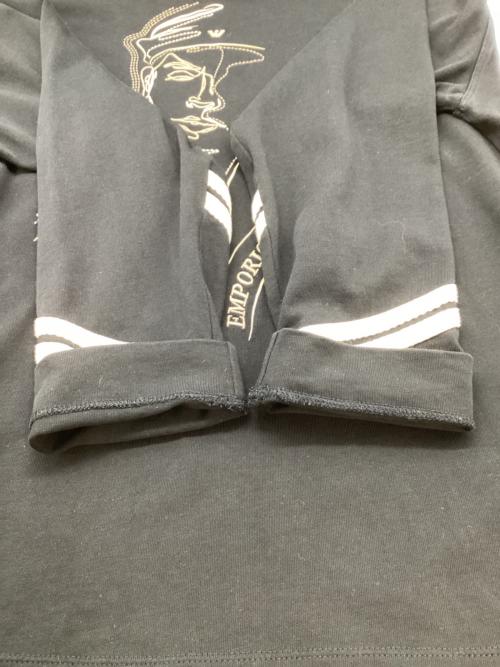EMPORIO ARMANI（エンポリオ アルマーニ）EMPORIO ARMANI (エンポリオ アルマーニ) 長袖カットソー ネイビー サイズ:Sの古着・服飾アイテム