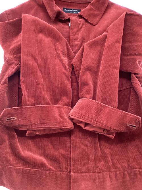 MARGARET HOWELL（マーガレットハウエル）MARGARET HOWELL (マーガレットハウエル) コーデュロイジャケット レッド サイズ:3の古着・服飾アイテム