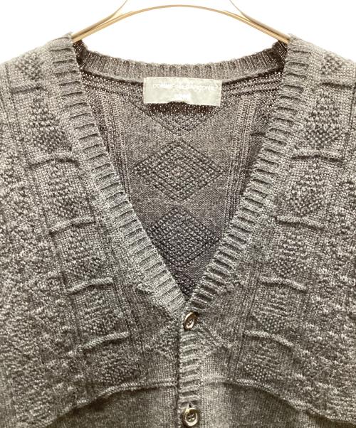 COMME des GARCONS HOMME（コムデギャルソン オム）COMME des GARCONS HOMME (コムデギャルソン オム) 厚手カーディガン ブラック サイズ:Freeの古着・服飾アイテム