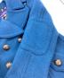 中古・古着 BURBERRY BLUE LABEL (バーバリー ブルー レーベル) Pコート ブルー サイズ:38：10000円