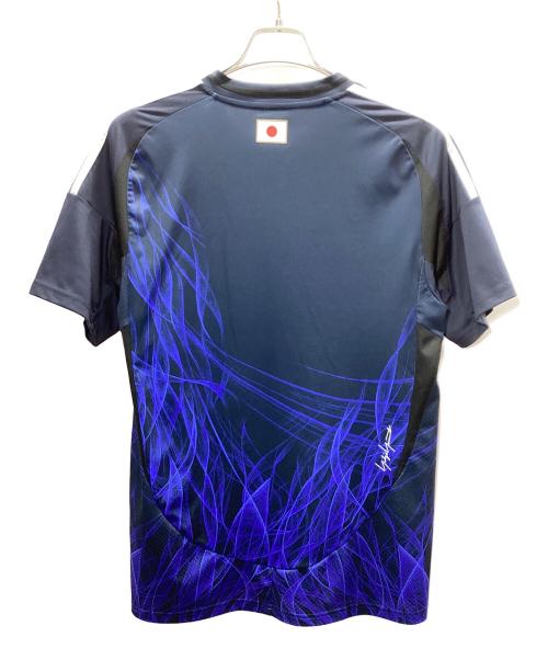 Y-3（ワイスリー）Y-3 (ワイスリー) ゲームシャツ ブルー サイズ:XLの古着・服飾アイテム