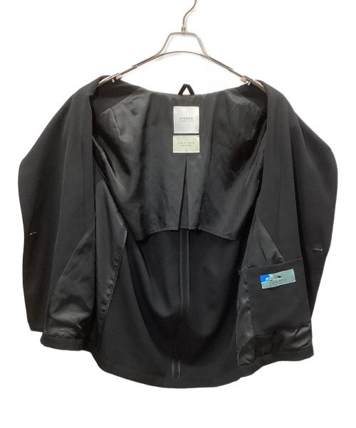 STUDIOUS（ステュディオス）STUDIOUS (ステュディオス) PUBLIC TOKYO (パブリックトウキョウ) AQUA WOOL カルゼダブル ブラック サイズ:2の古着・服飾アイテム