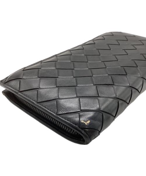 BOTTEGA VENETA（ボッテガベネタ）BOTTEGA VENETA (ボッテガベネタ) 長財布 ブラックの古着・服飾アイテム