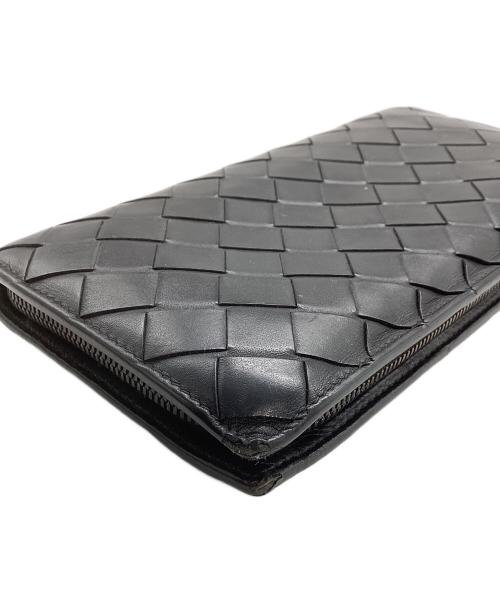 BOTTEGA VENETA（ボッテガベネタ）BOTTEGA VENETA (ボッテガベネタ) 長財布 ブラックの古着・服飾アイテム