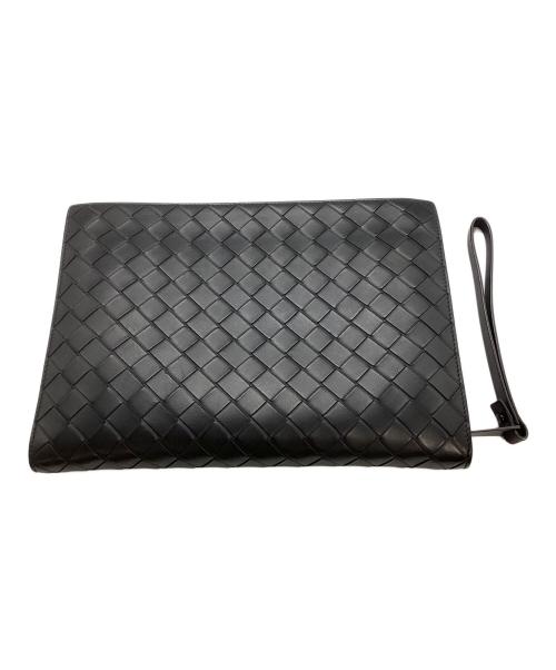 BOTTEGA VENETA（ボッテガベネタ）BOTTEGA VENETA (ボッテガベネタ) セカンドバッグ ブラックの古着・服飾アイテム