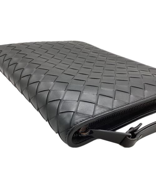 BOTTEGA VENETA（ボッテガベネタ）BOTTEGA VENETA (ボッテガベネタ) セカンドバッグ ブラックの古着・服飾アイテム